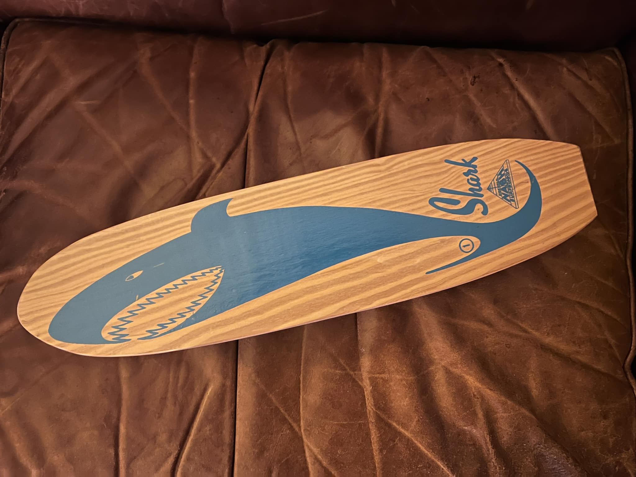 What is the value of a vintage Nash Shark skateboard?