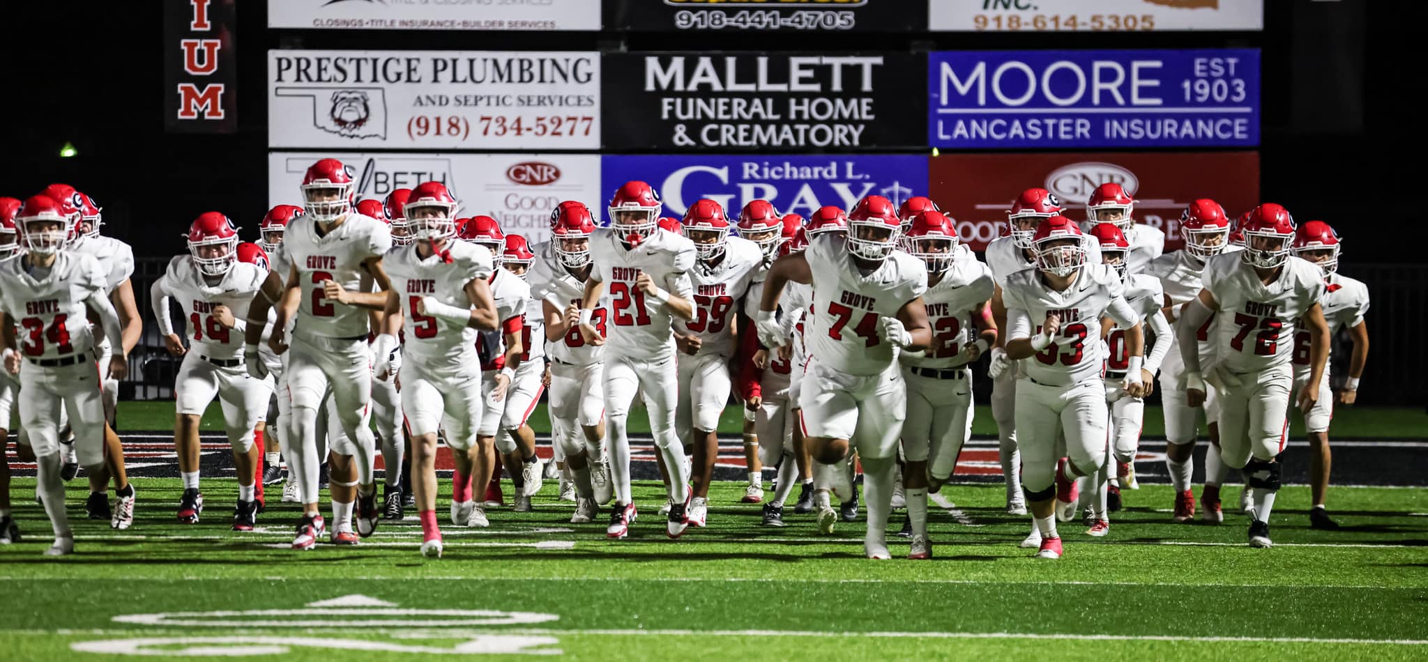 Grove Ridgerunner Football Booster | Friday night lights, a little (or ...