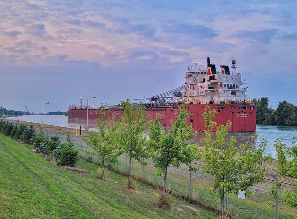 Ships of the Welland Canal | This (colorized) photo was taken in 1932 ...