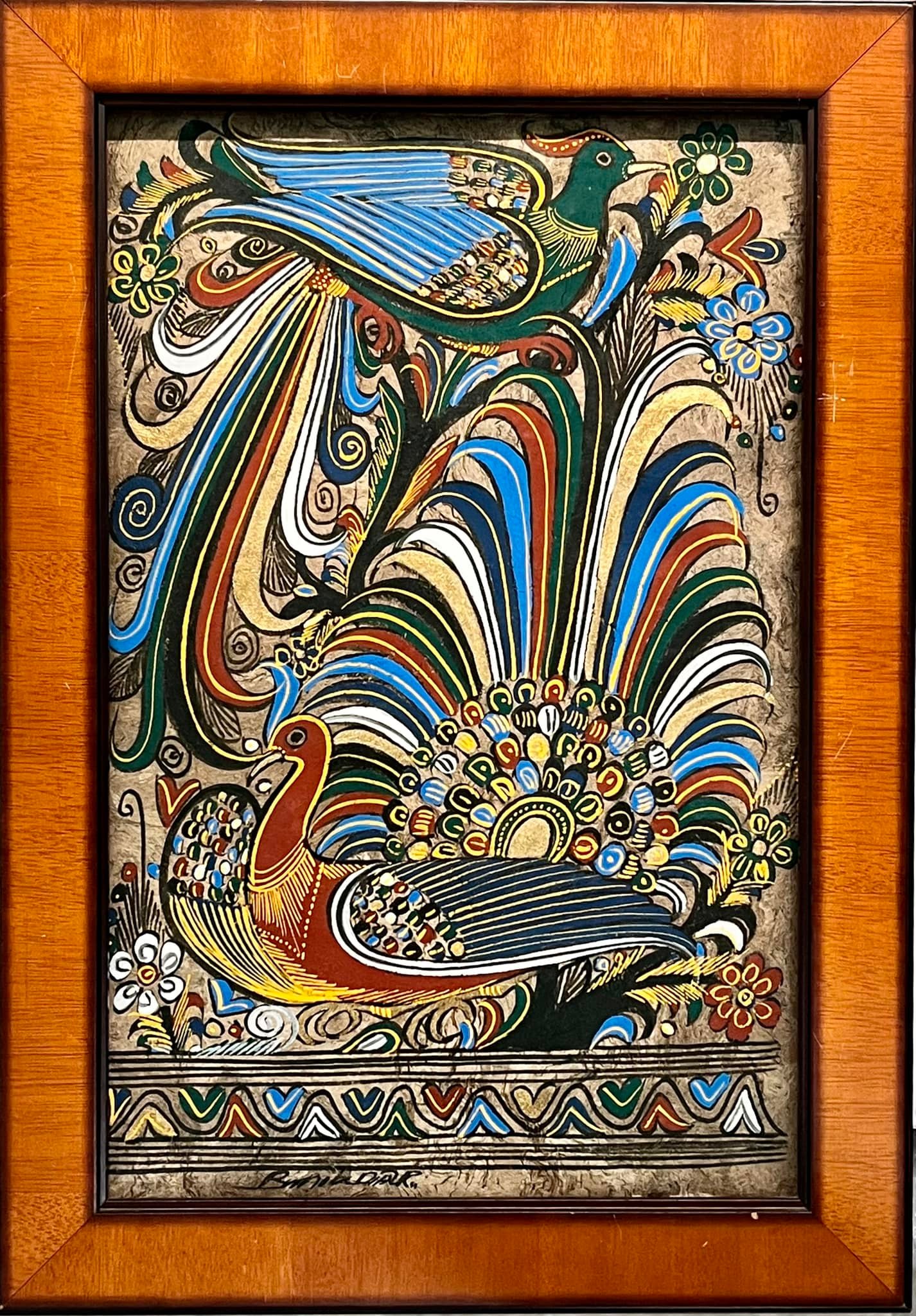 A vintage rug/tapestry by the artist “Tere” Teresa Gonzalez, found 