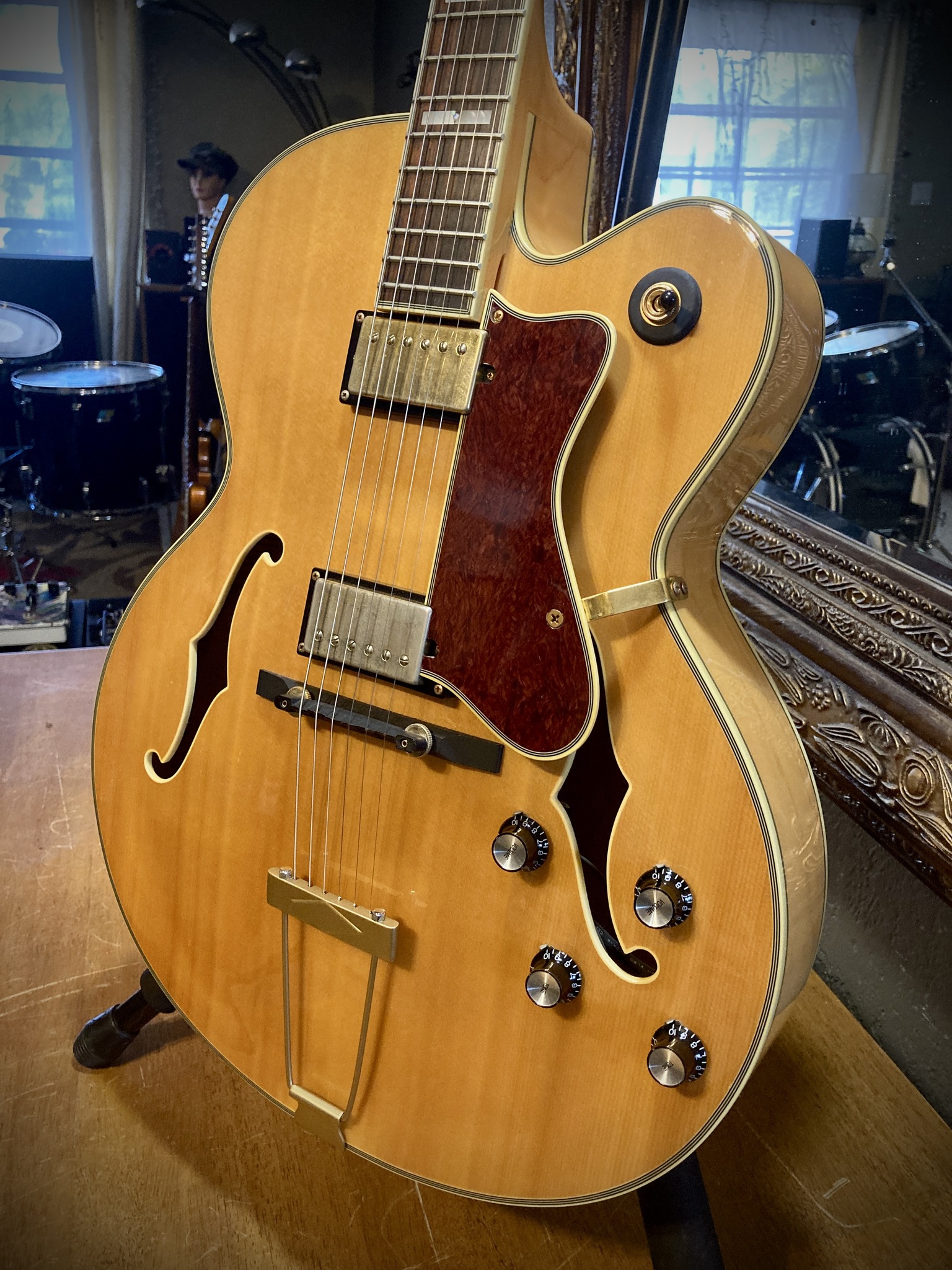 Customized 2005 Epiphone Broadway with Gibson P90's and Bigsby B6