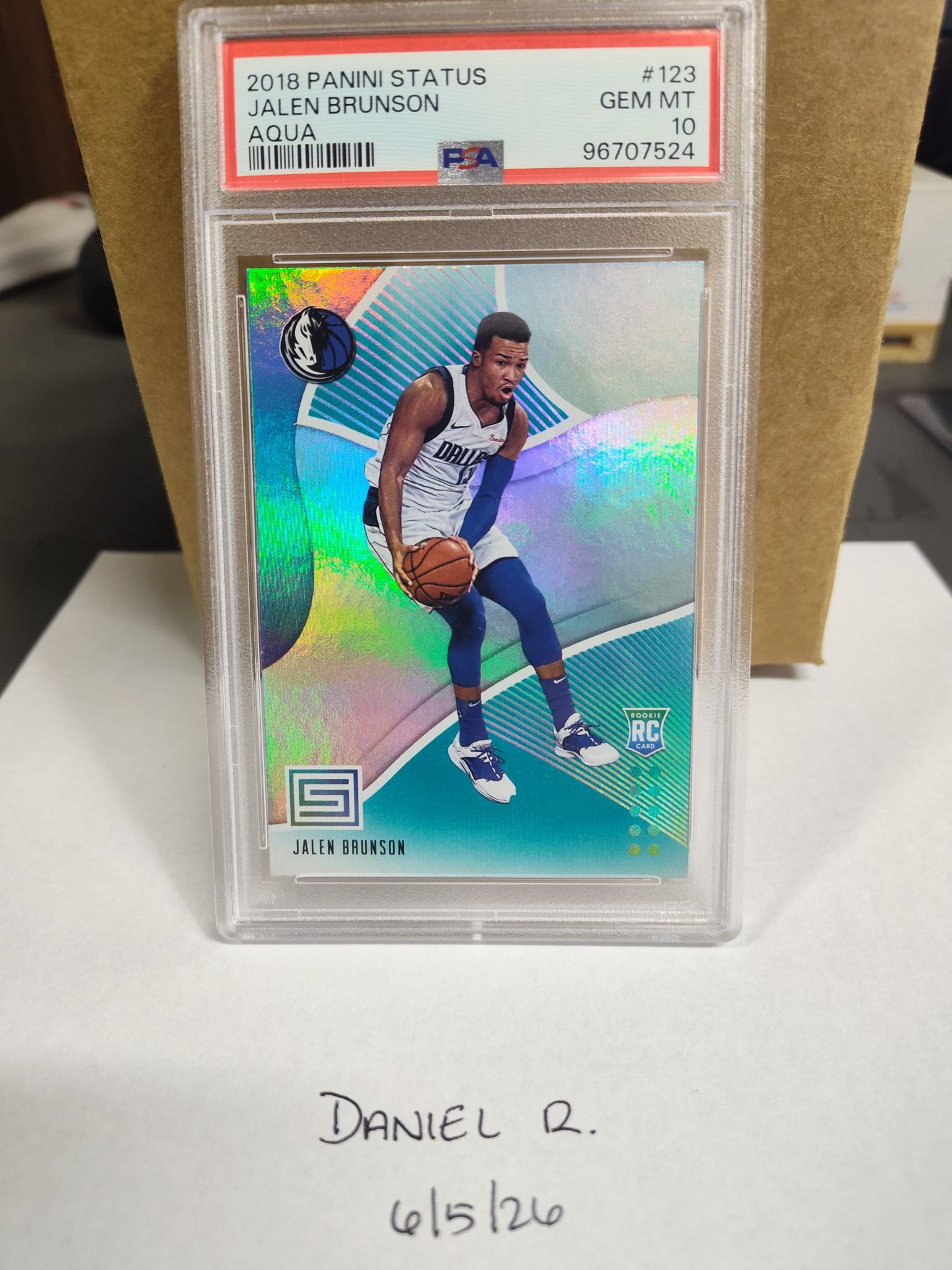 Jalen Brunson 2018 Panini Status RC for sale