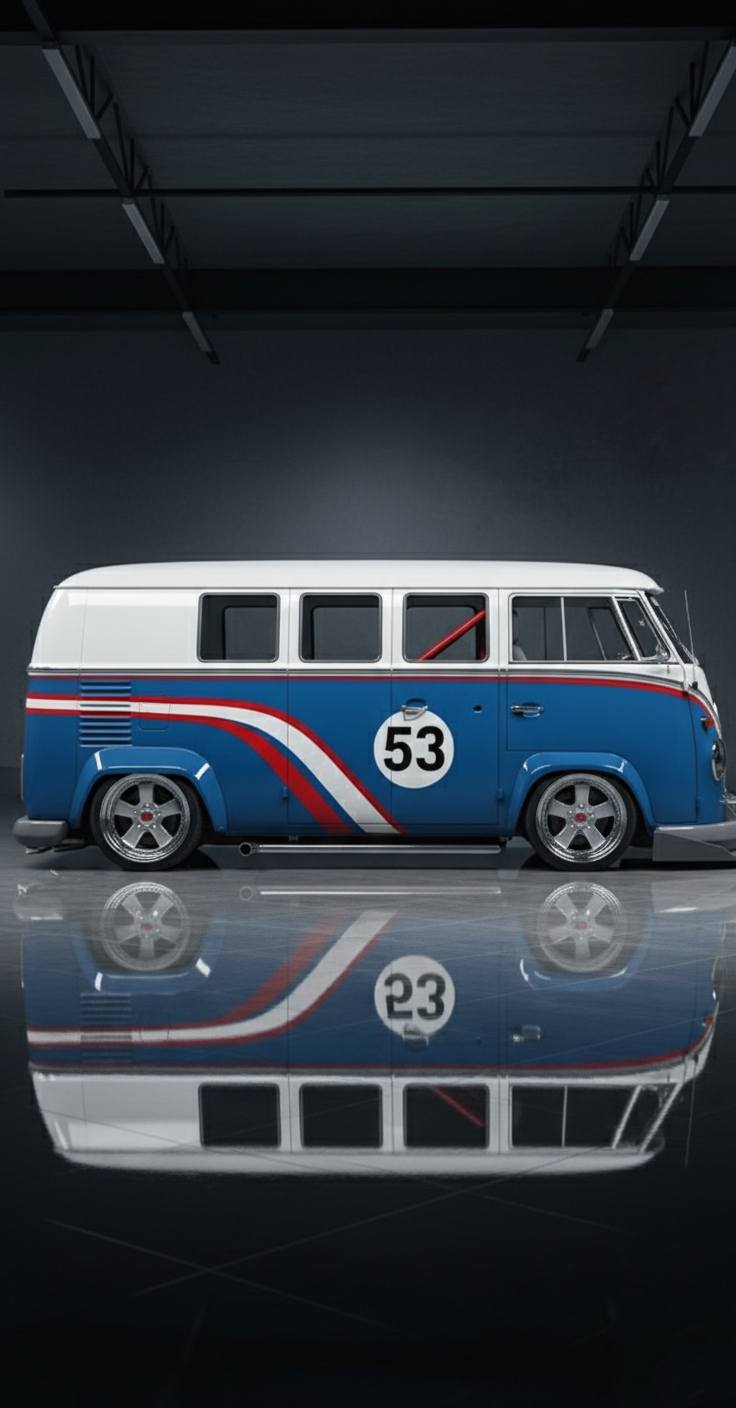 Airfix QUICKBUILD VW Camper Van, Kit de Modelado, Azul