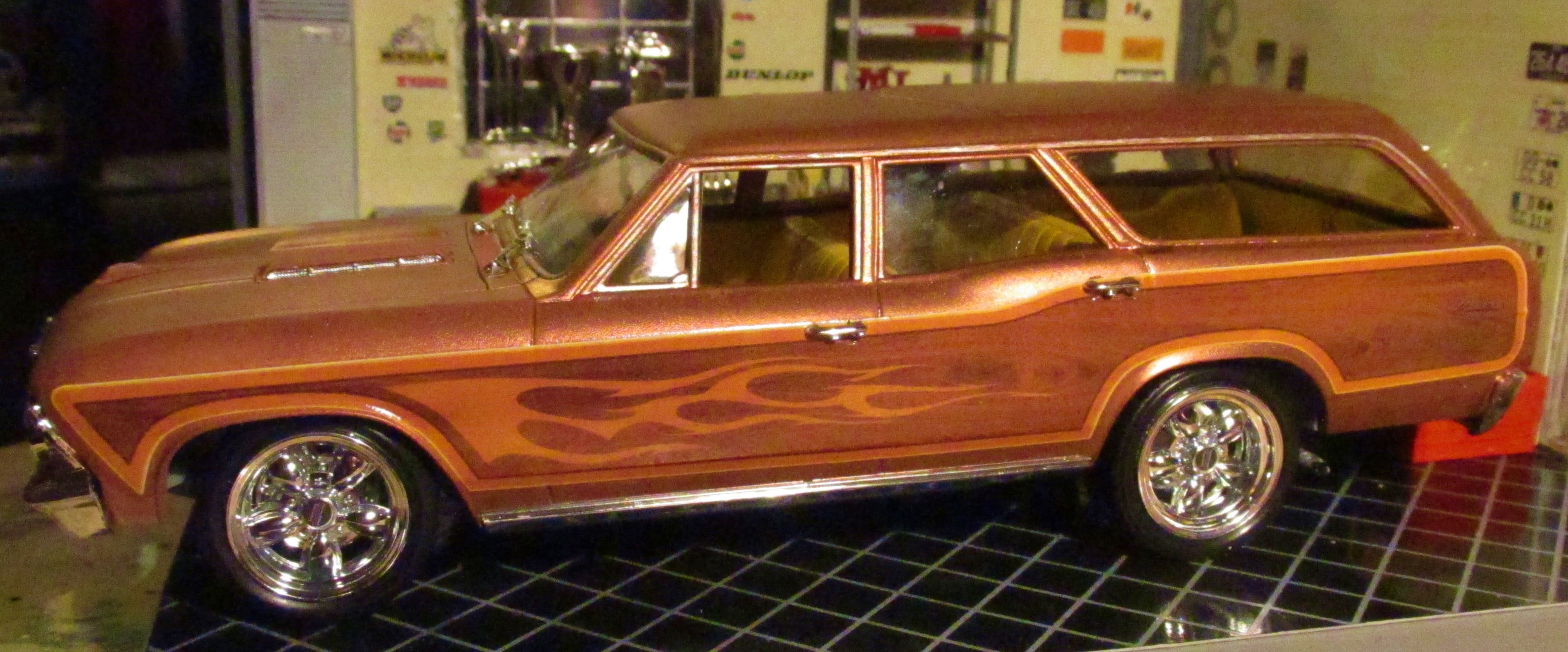Revell 1/25 scale model car build