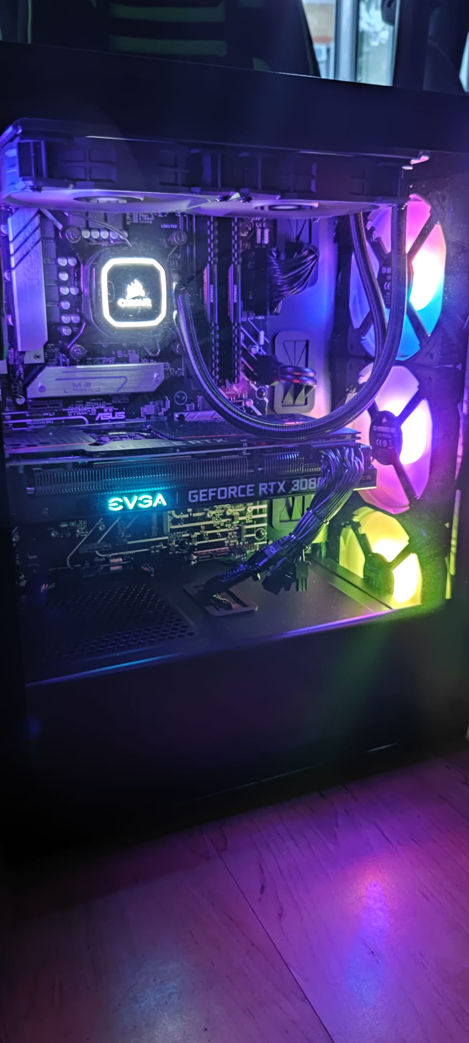 Asus Prime Z490-A build with i7 10700k and 3060 overclocked
