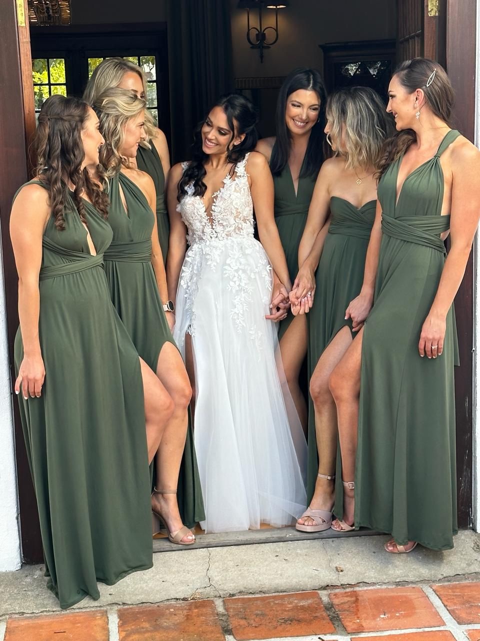 🍾 Olive Green Bridesmaids Dresses. Buy 4 get 1 FREE! Fast delivery time, over 60 beautiful colours to choose! 🍾 Contact : 0615107109 Email: sales@infinitydress-southafrica.com Online orders: https://www.infinitydress-southafrica.com/bridesmaids-dress 
