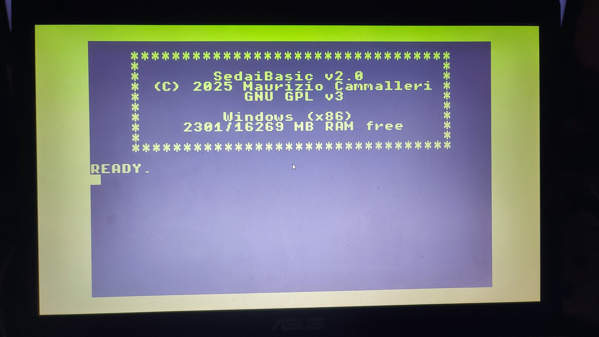 eFBasic: A 1980s BASIC-inspired Linux IDE with engineering features