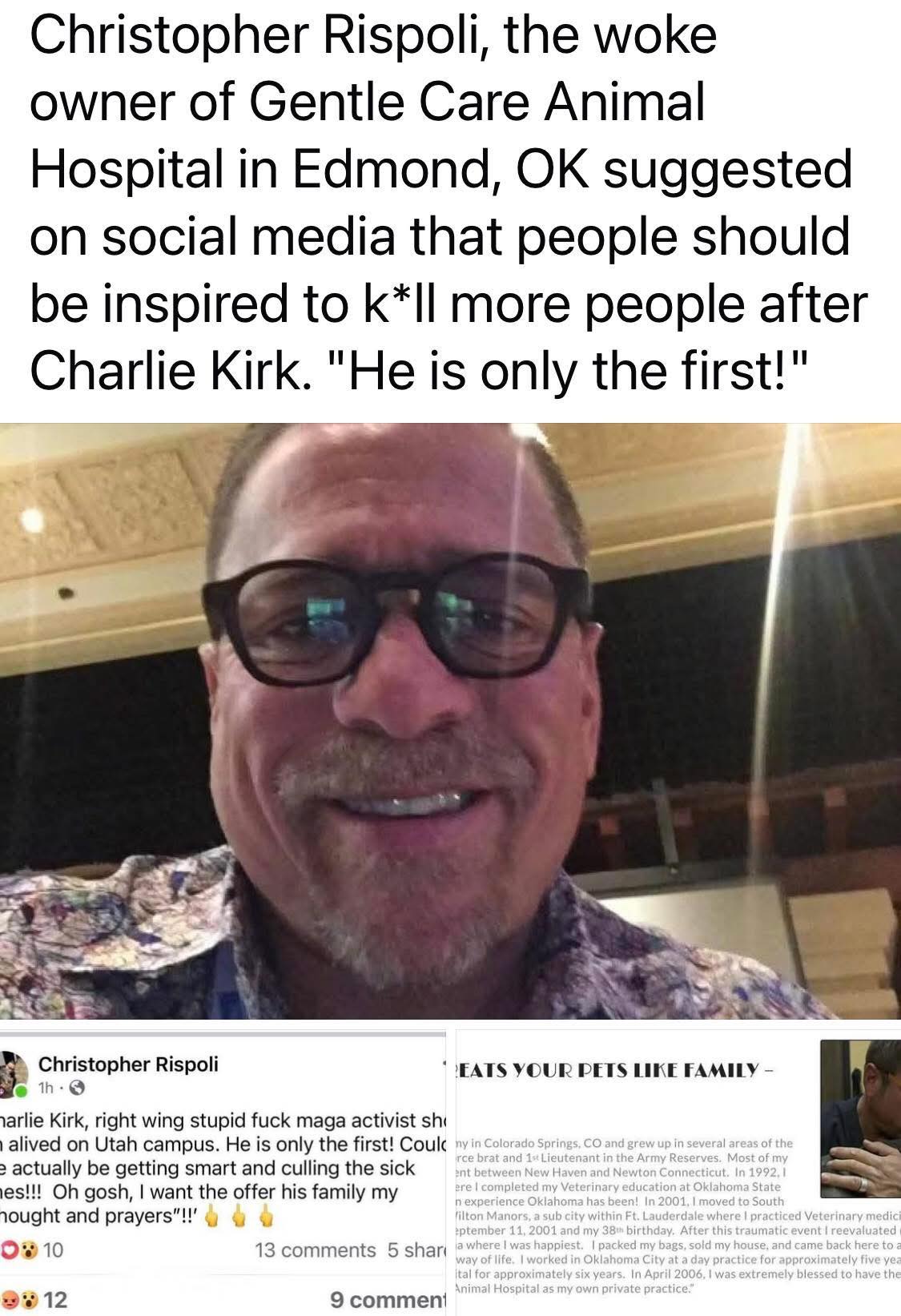 Glenn - Meet Christopher Rispoli, the proud “woke” owner of Gentle Care ...