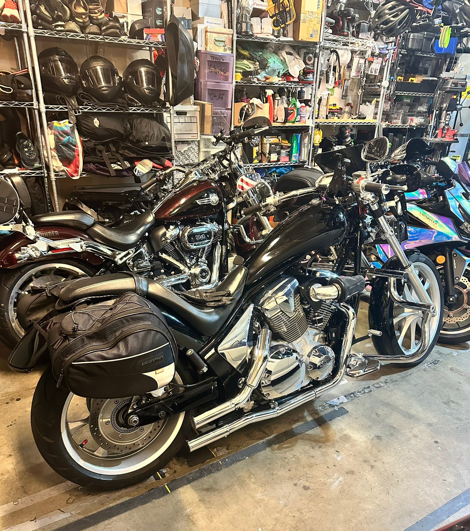 Honda Fury Riders (USA) | Done! Added new exhaust tips and baffles ...