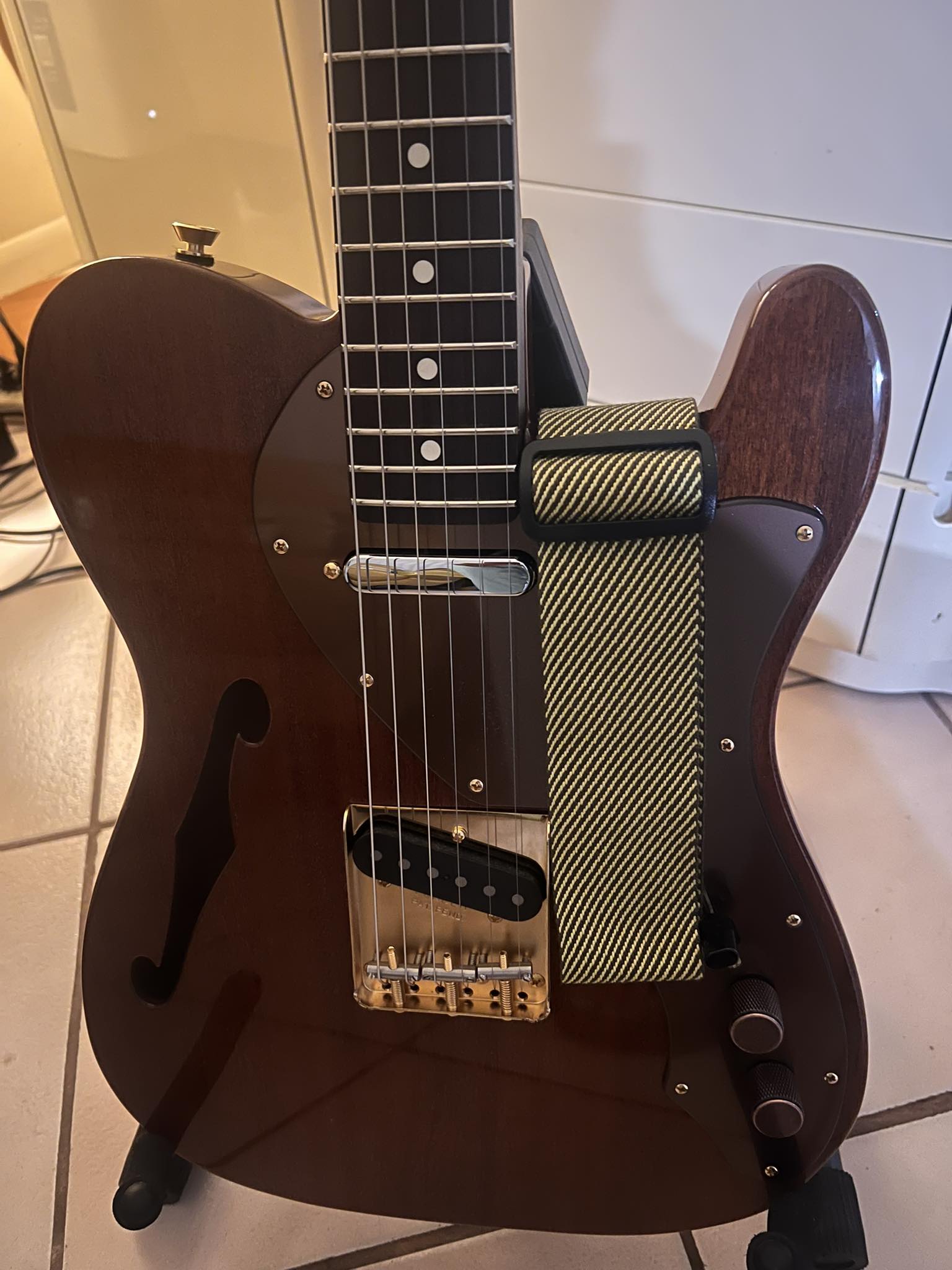 My Mavis telecaster probably a '62 reissue Binding body with Gotoh