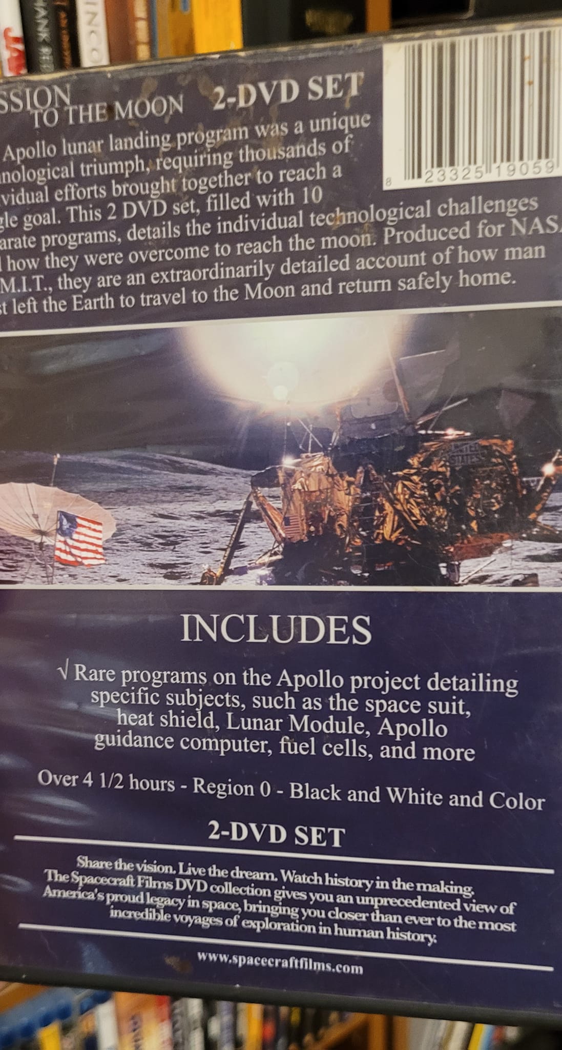NASA VHS collection and Apollo board game for sale
