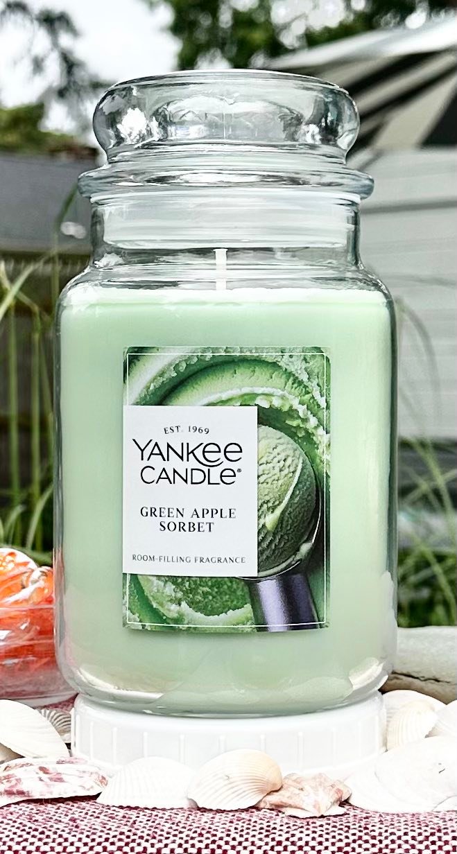 Bougie Yankee Candle Black Label - Parfum Raspberry Sorbet - 22 Oz (environ 623g) - Neuve