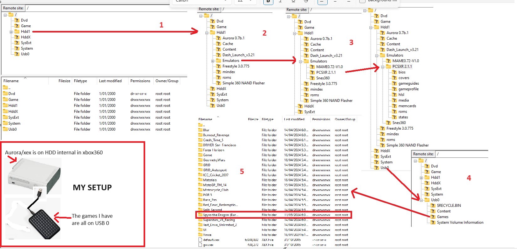 How to load PS emulator and attach cover art to games on a modded