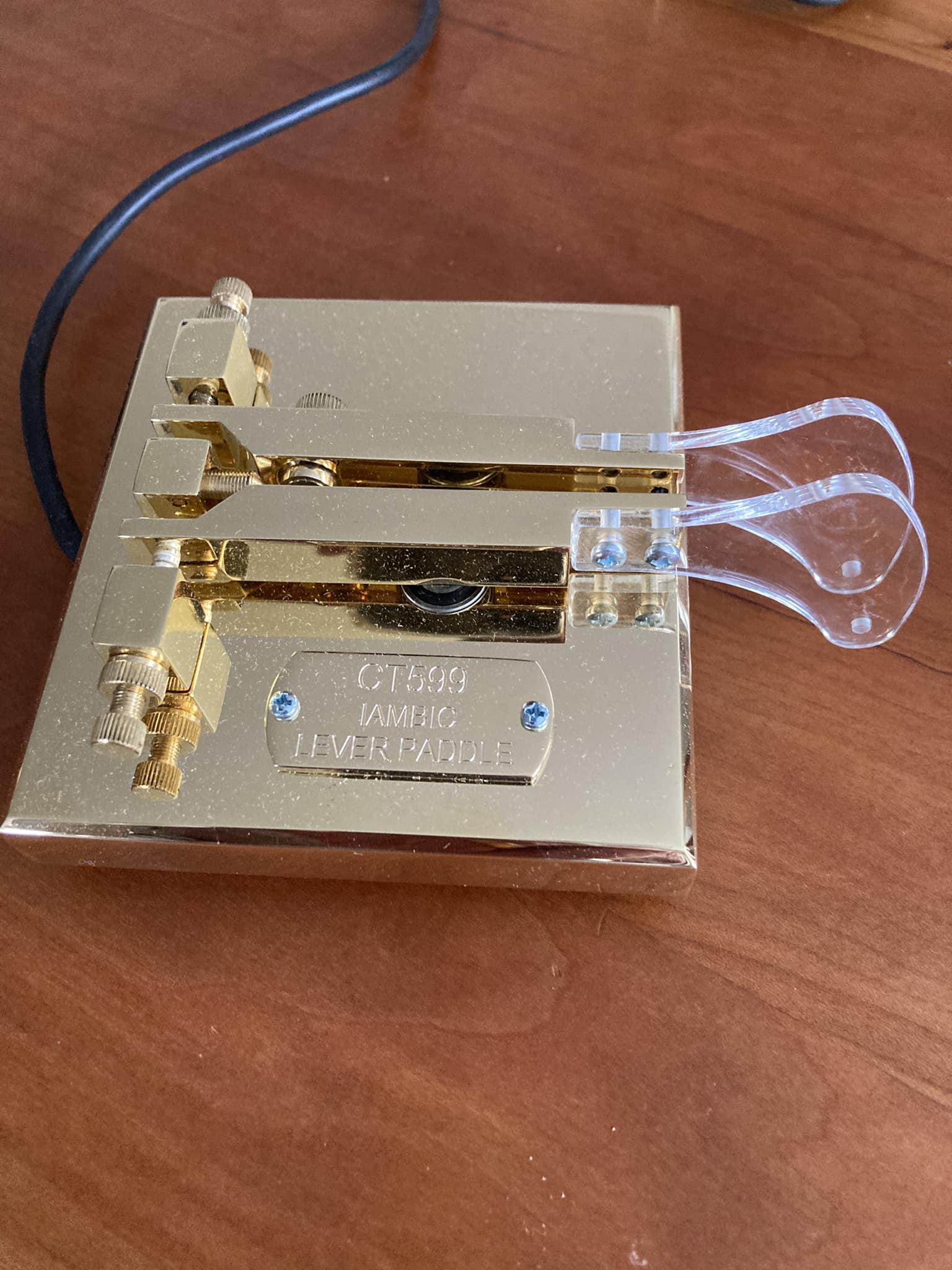 New CW Paddle Acquisition from Yury, UR5CDX