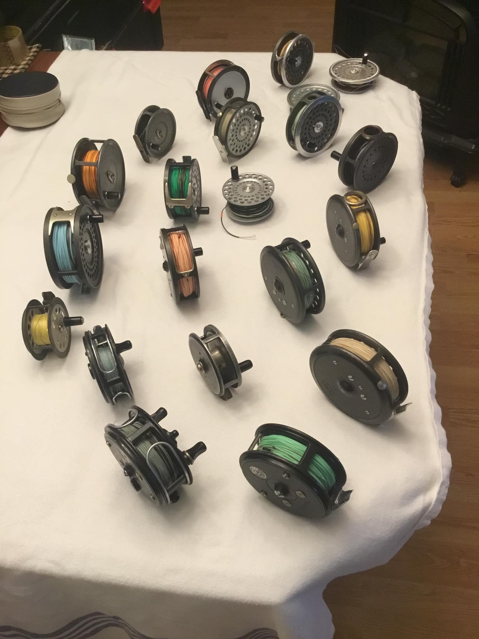 automatic fly fishing reel parts Tibor Pacific (based on a DT floating line) Backing Martin Mohawk - Automatic Fly-reel