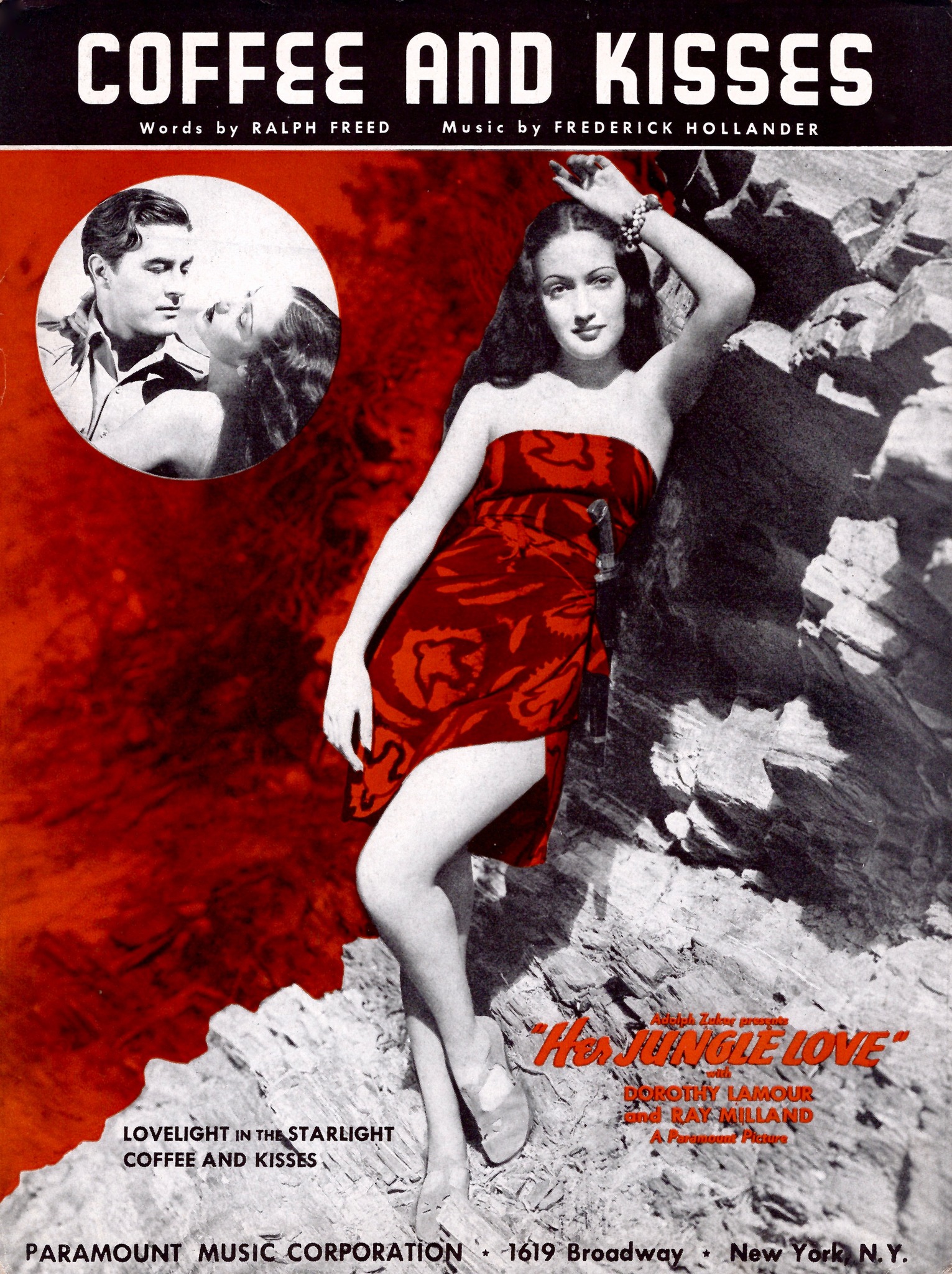 Dorothy Lamour. Relaxing in Her Jungle Love