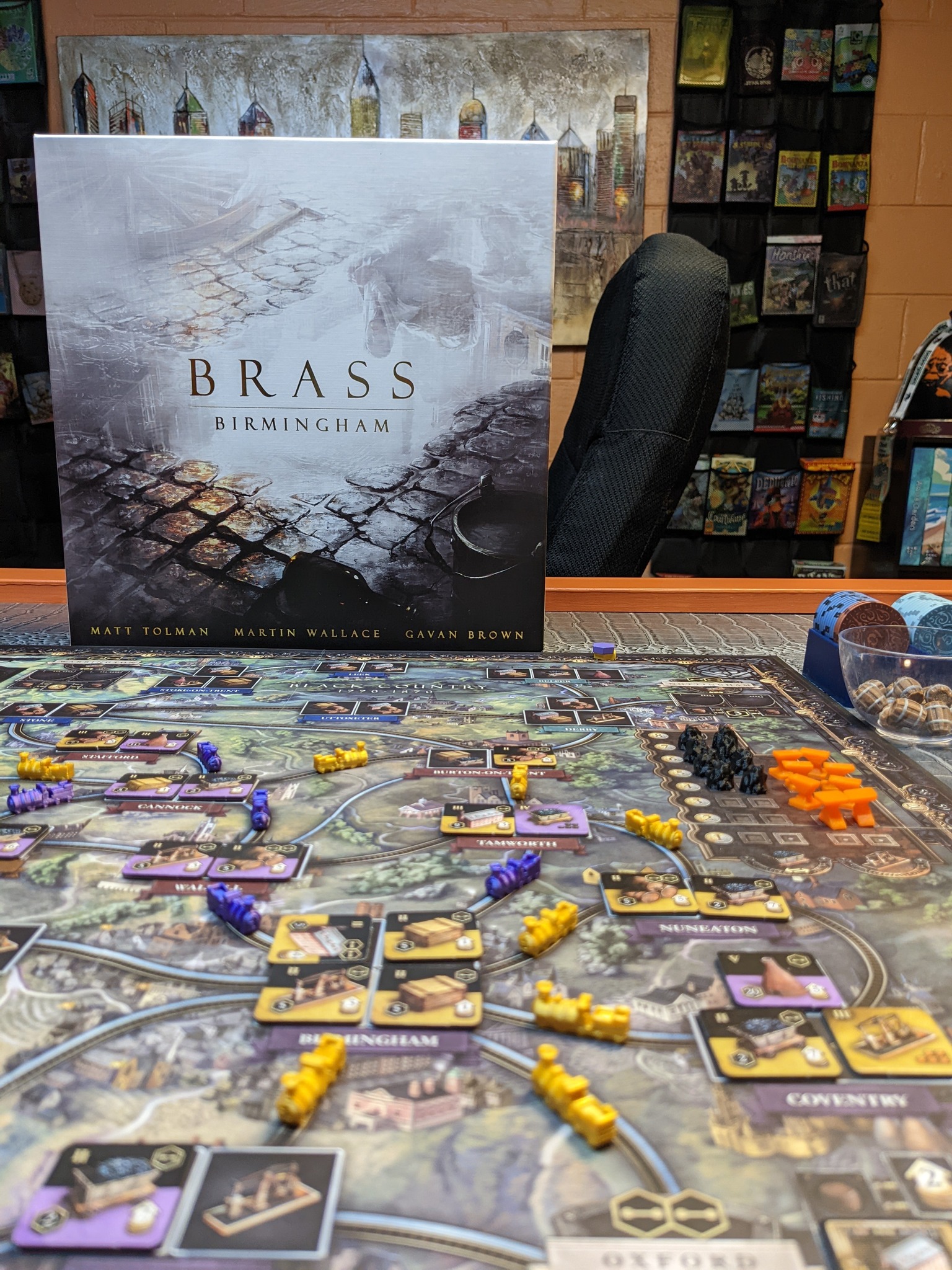 Brass Birmingham retail version Organisers for Brass Birmingham 