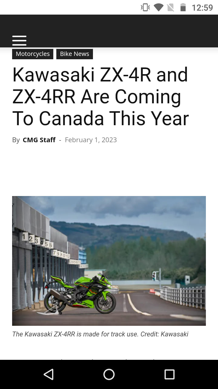 She is looking so great today! I really want the zx4rr though