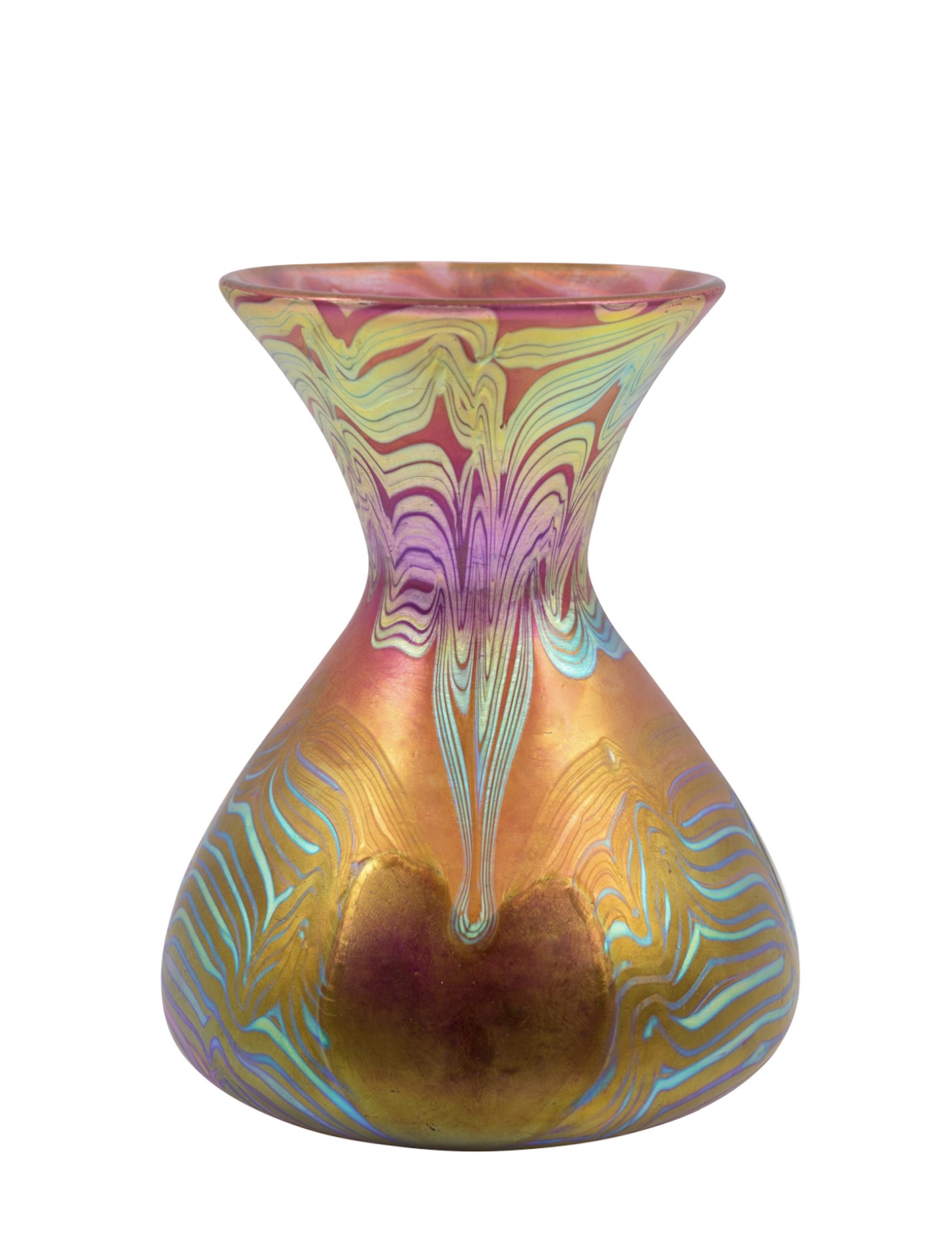 Johann Loetz Witwe art glass vase