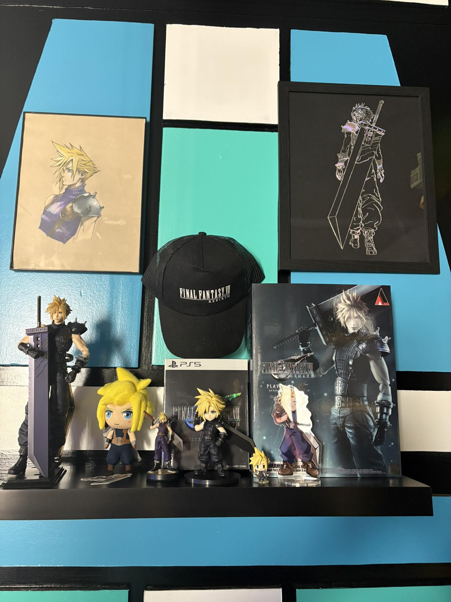 Final Fantasy VII merch collection and remake excitement