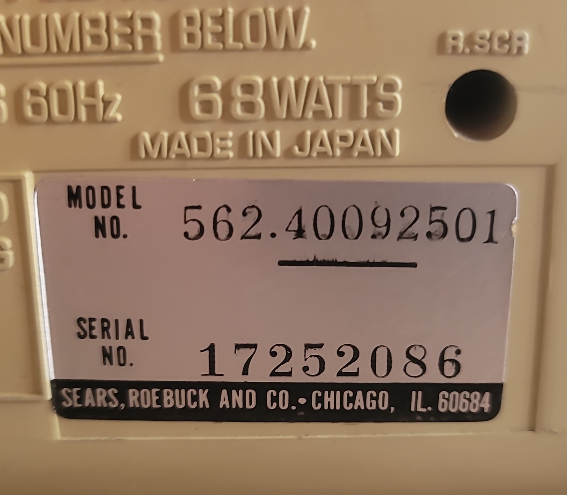 1976 Sears TV with Toshiba chassis to be repurposed
