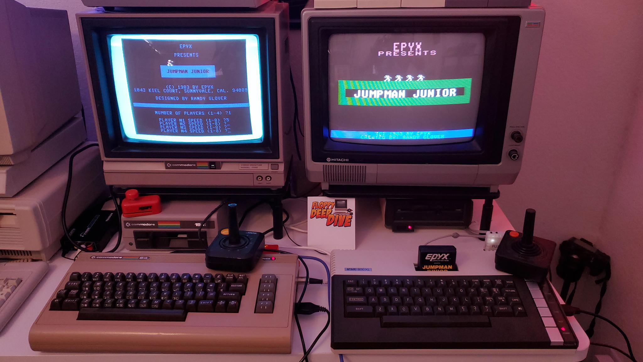 Jeu Amiga : Vroom + Great Courts 2 - Compilation Sports (bon état)