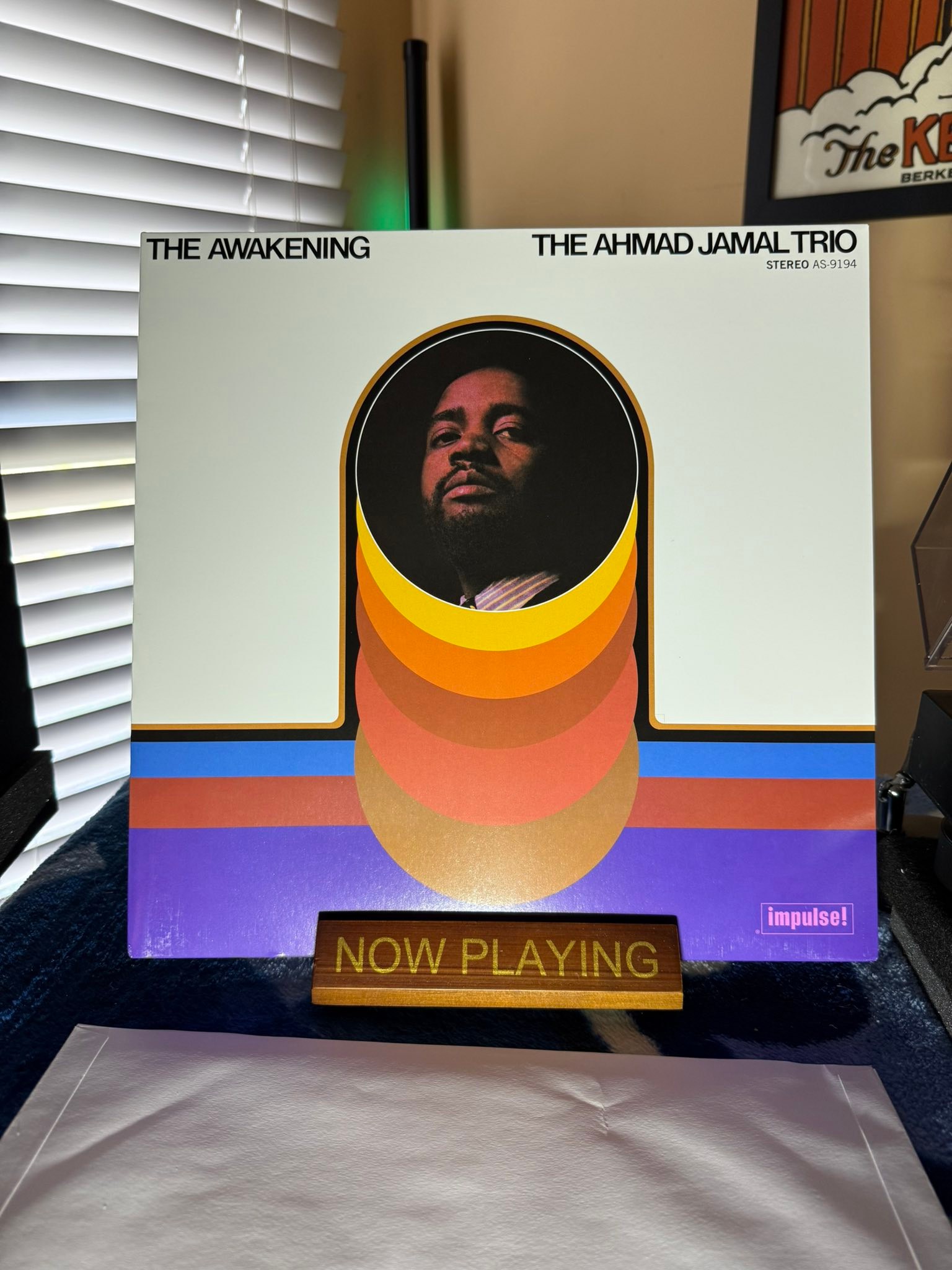 The Ahmad Jamal Trio's 1970 album The Awakening on vinyl