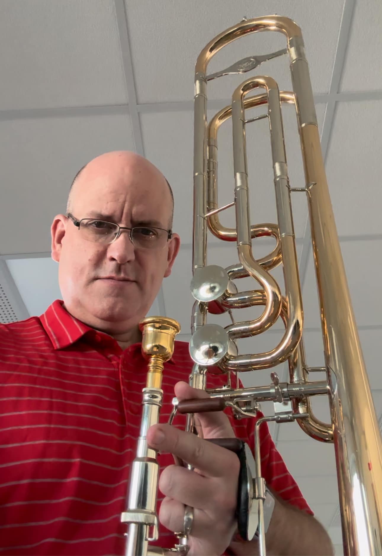 German made contrabass trombone by Jurgen Voigt