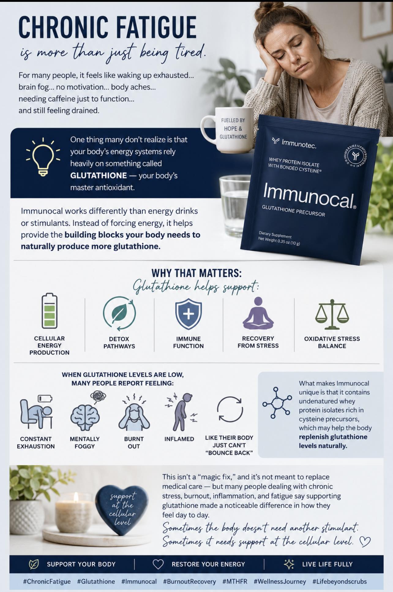 Immunocal boosts glutathione levels naturally