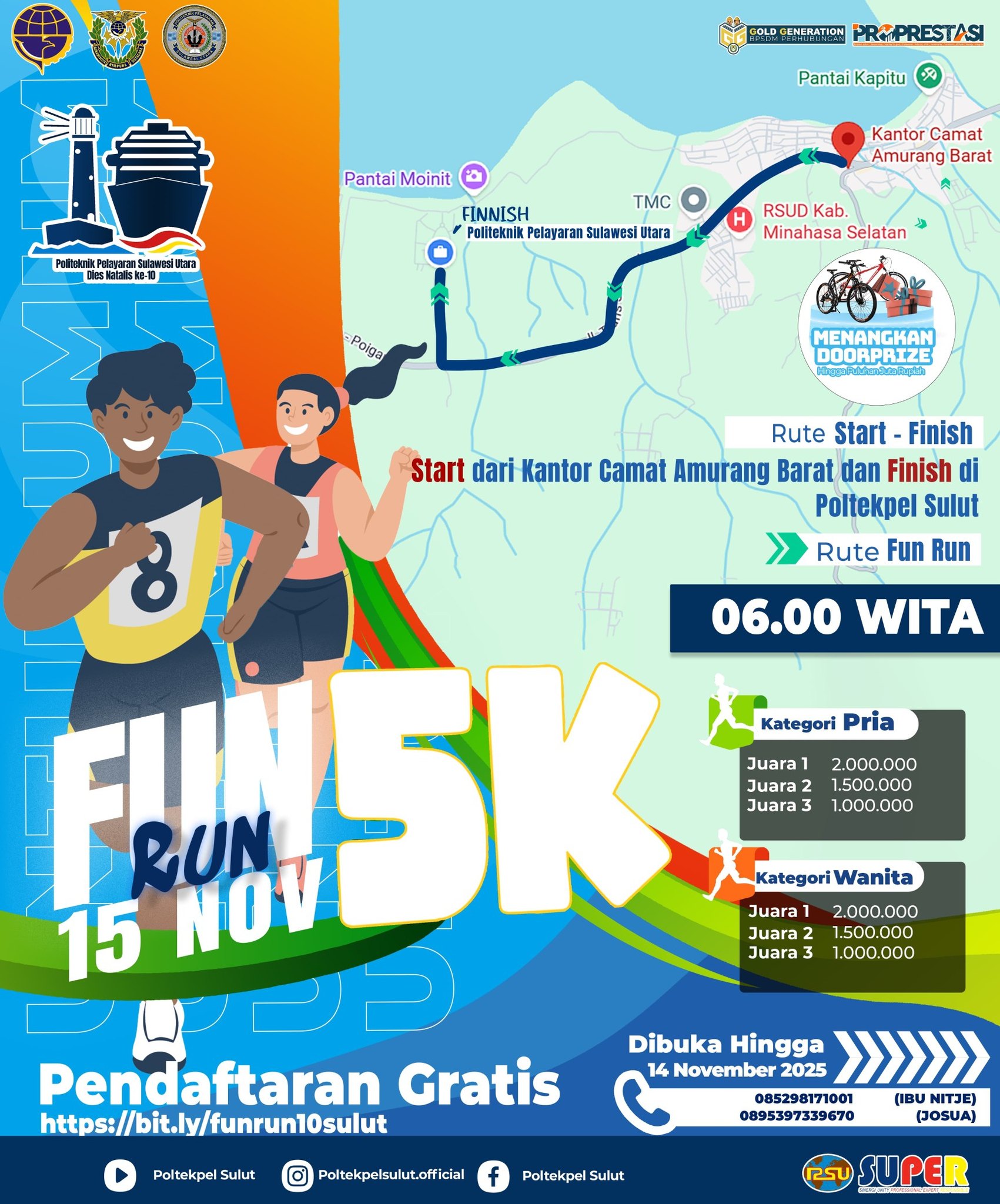 Mario - FUN RUN 2025 sudah dekat! 🎉 Acara ini diselenggarakan oleh ...