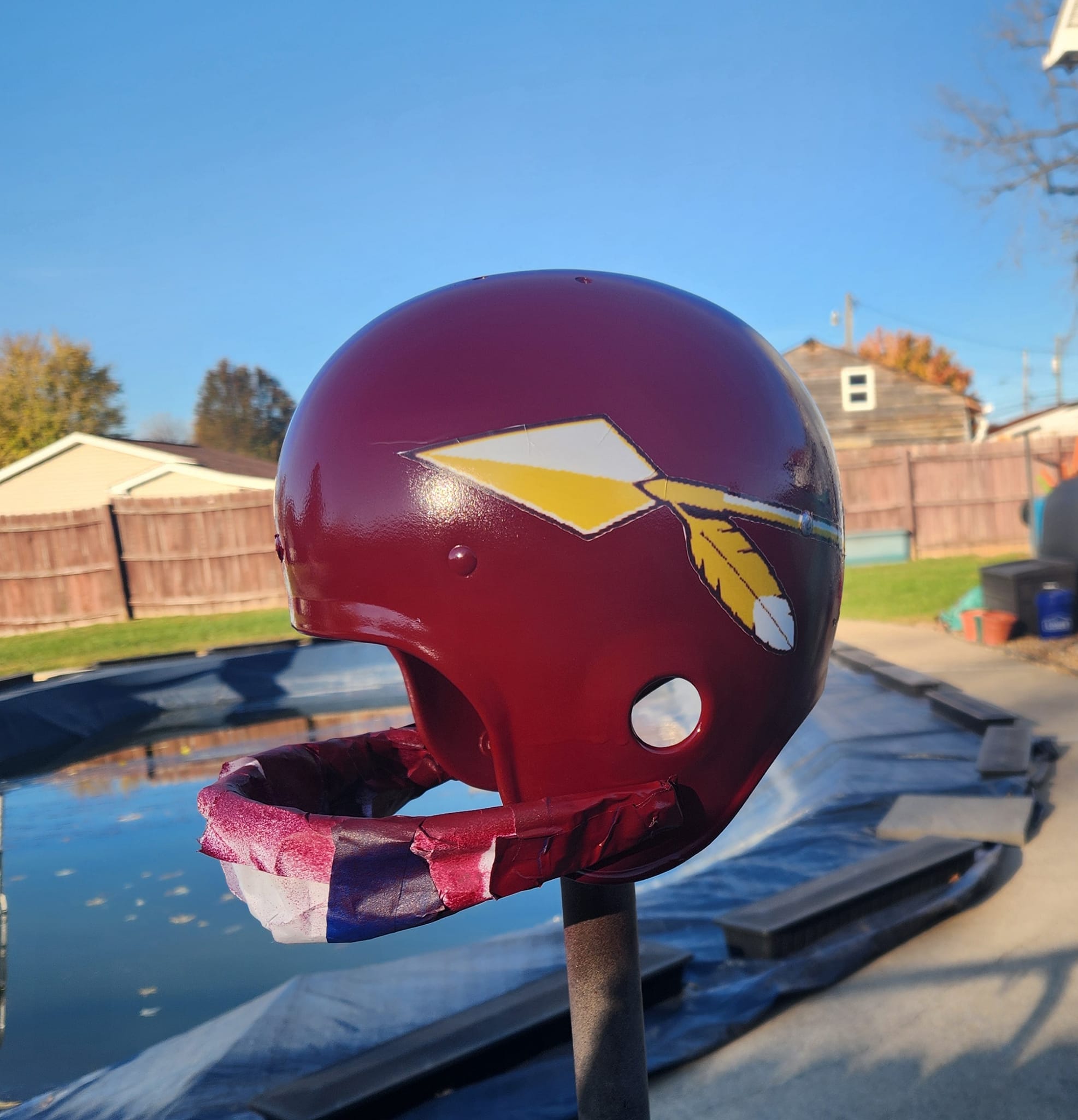 custom redskins motorcycle helmets 1964 Washington Feather RK2 Style Football Helmet Bobb  WESTBROOKSPORTSCARDS The Riddell SpeedFlex Helmet is one of the most popular and iconic styles in history and one of the most sought after by players and collectors Comparing the Washington Commanders helmet