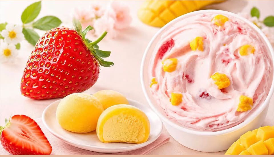 Dairy Queen's strawberry mango mochi blizzard treat