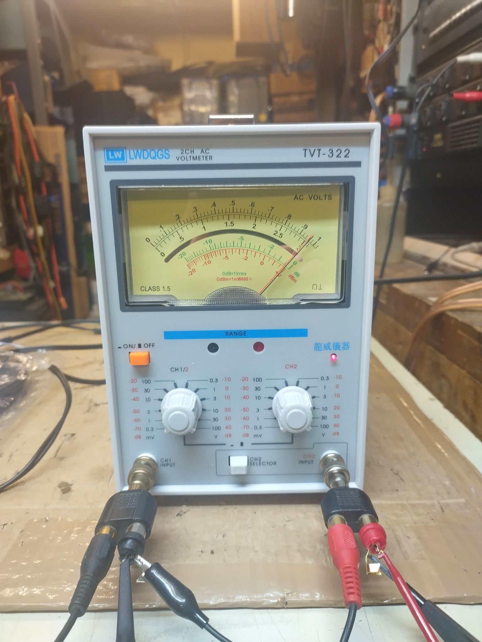 LeTkingok Millivoltmetro a Doppio Ago AC 220V, Display a Doppio Puntatore di Tensione 300uV-100V