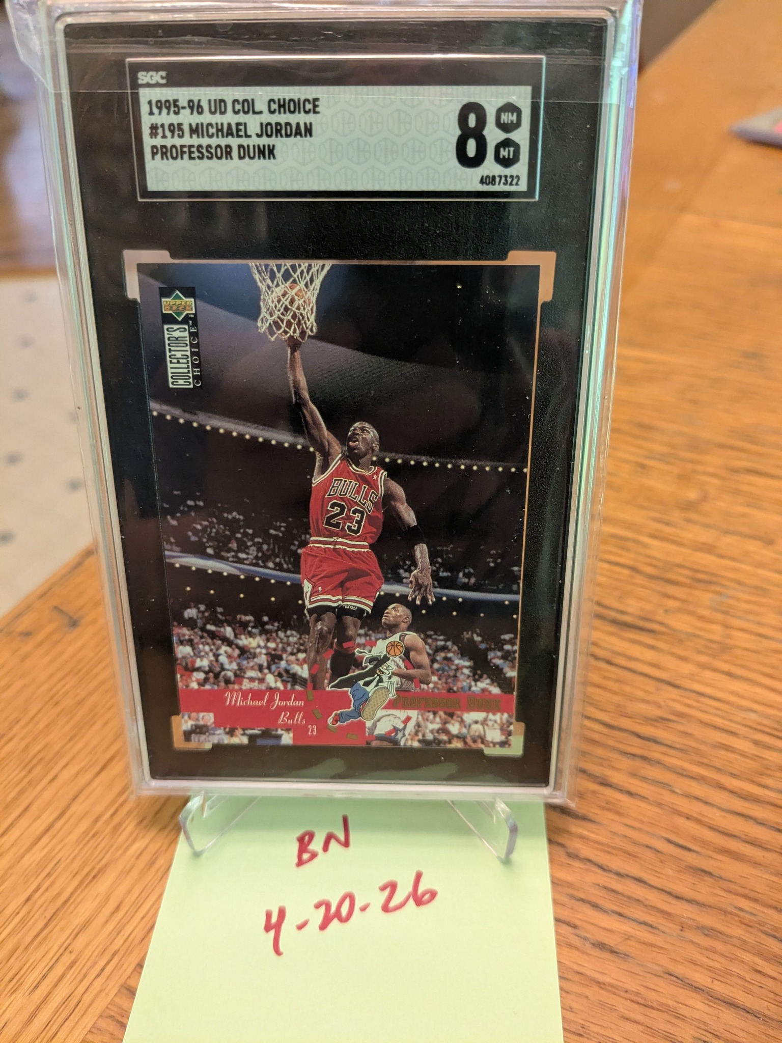 MICHAEL JORDAN 1995-96 Coll. Choice SGC 8 - $18 shipped!! - SOLD