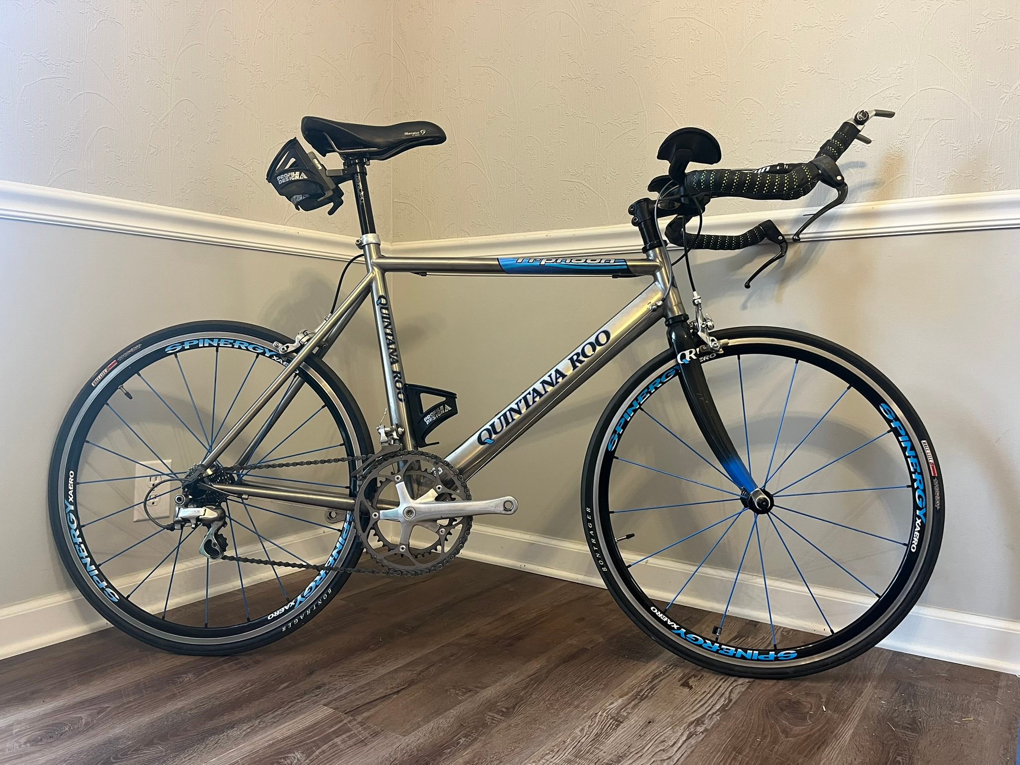 1992 Quintana Roo Superform steel frame triathlon bike