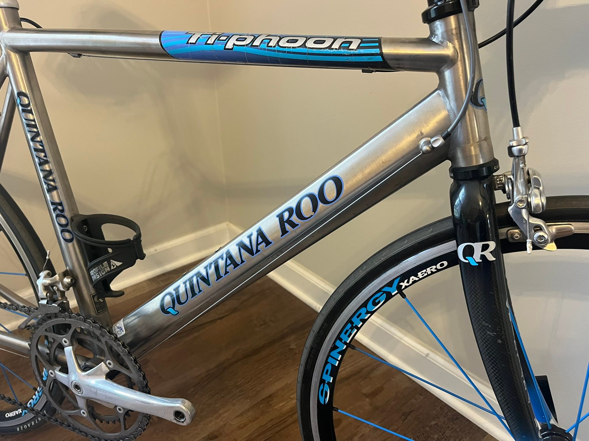 1992 Quintana Roo Superform steel frame triathlon bike