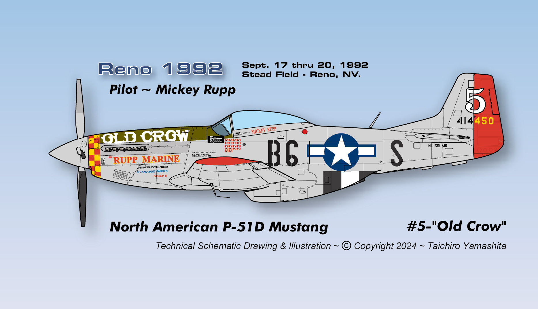 Air Racing Fan Group | North American P-51D Mustang #5-