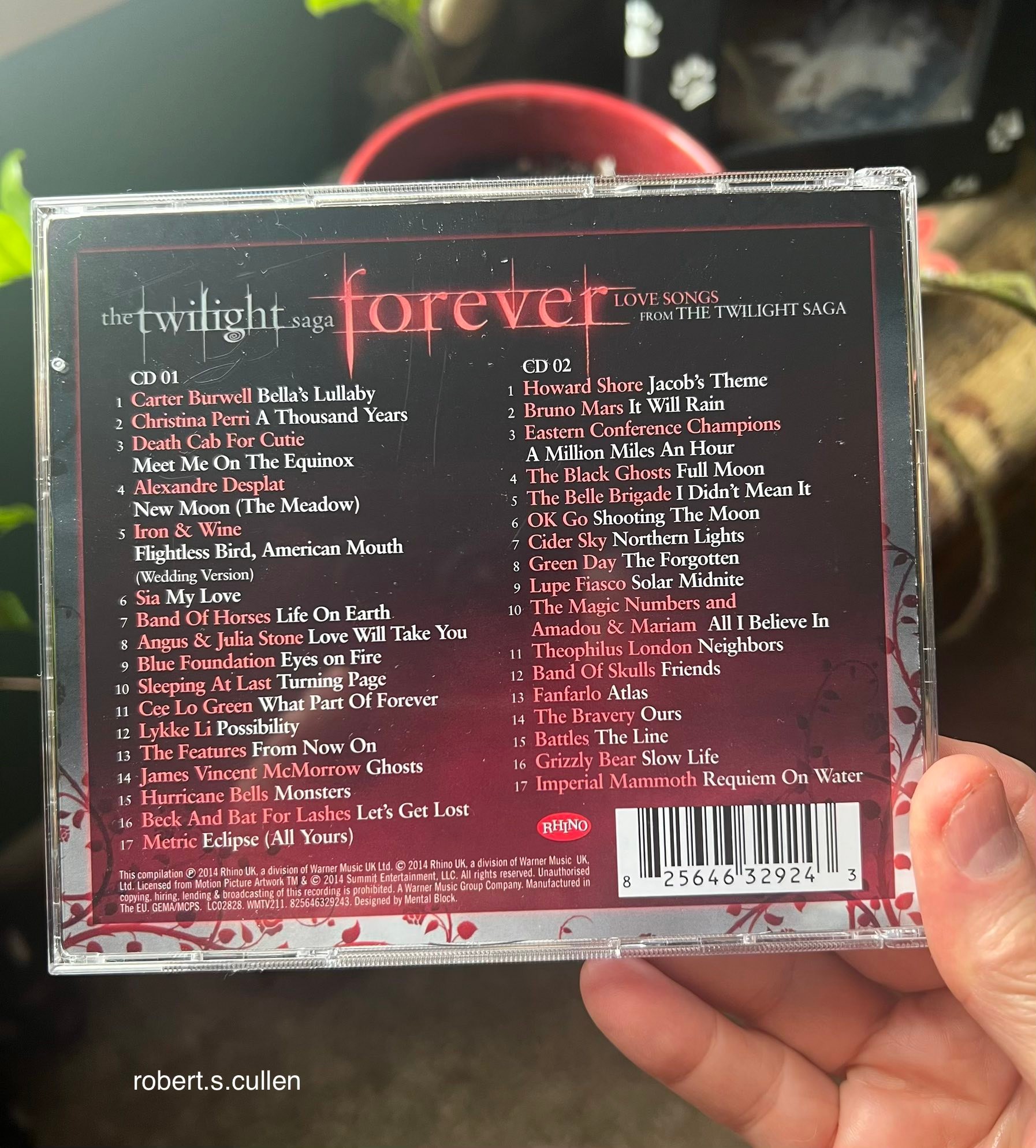 Twilight music compilation cd found