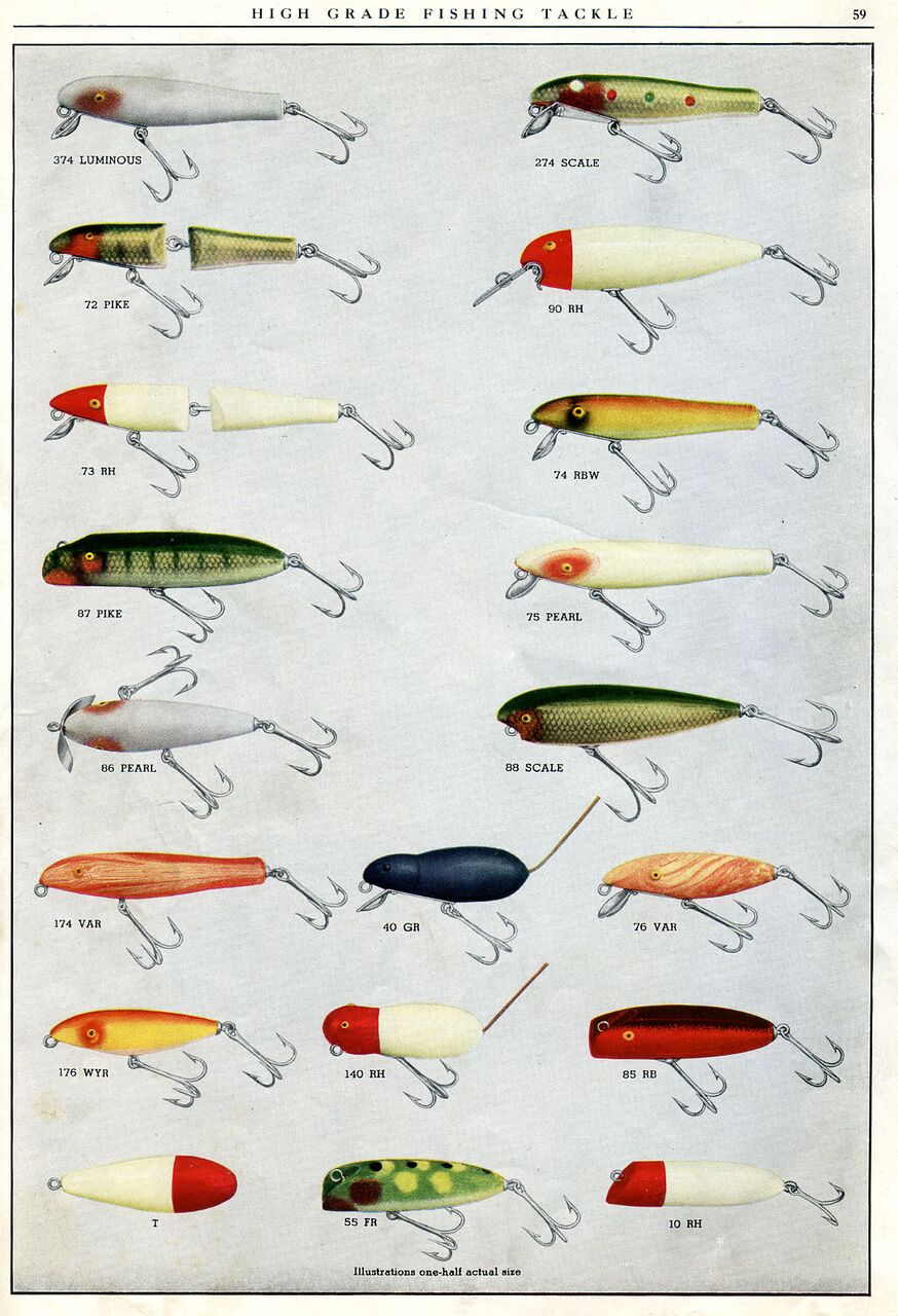 classic fishing lures 3a identification and price guide Old Tackle No. #3 : and Value guide: Carl F. Luckey Books with nearly 2 The Encyclopedia of Old Fishing