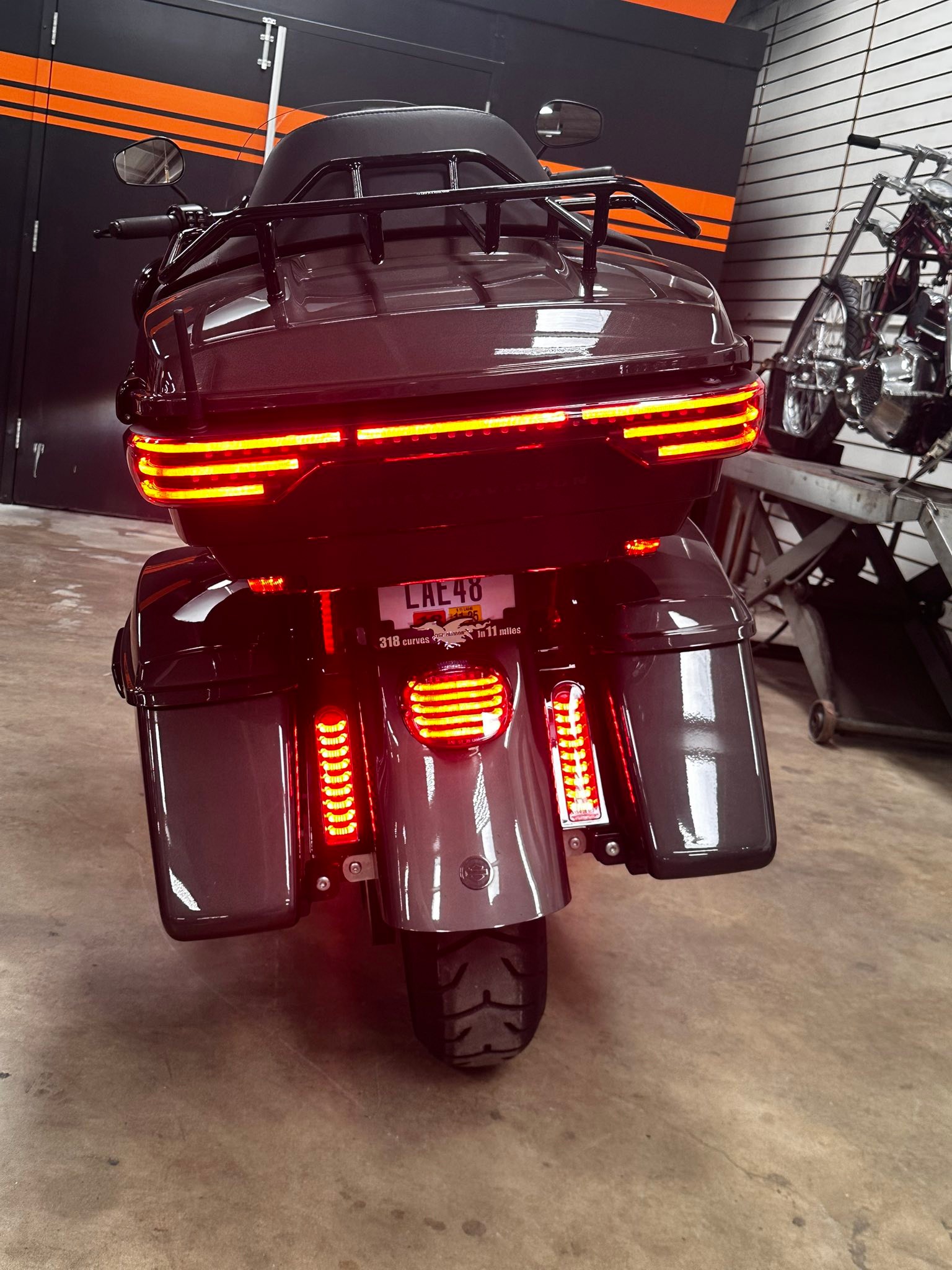 Soke King Tour Pack Pak LED Brake Turn Tail Lap Kit for 2014-2022 Harley Touring Road Glide