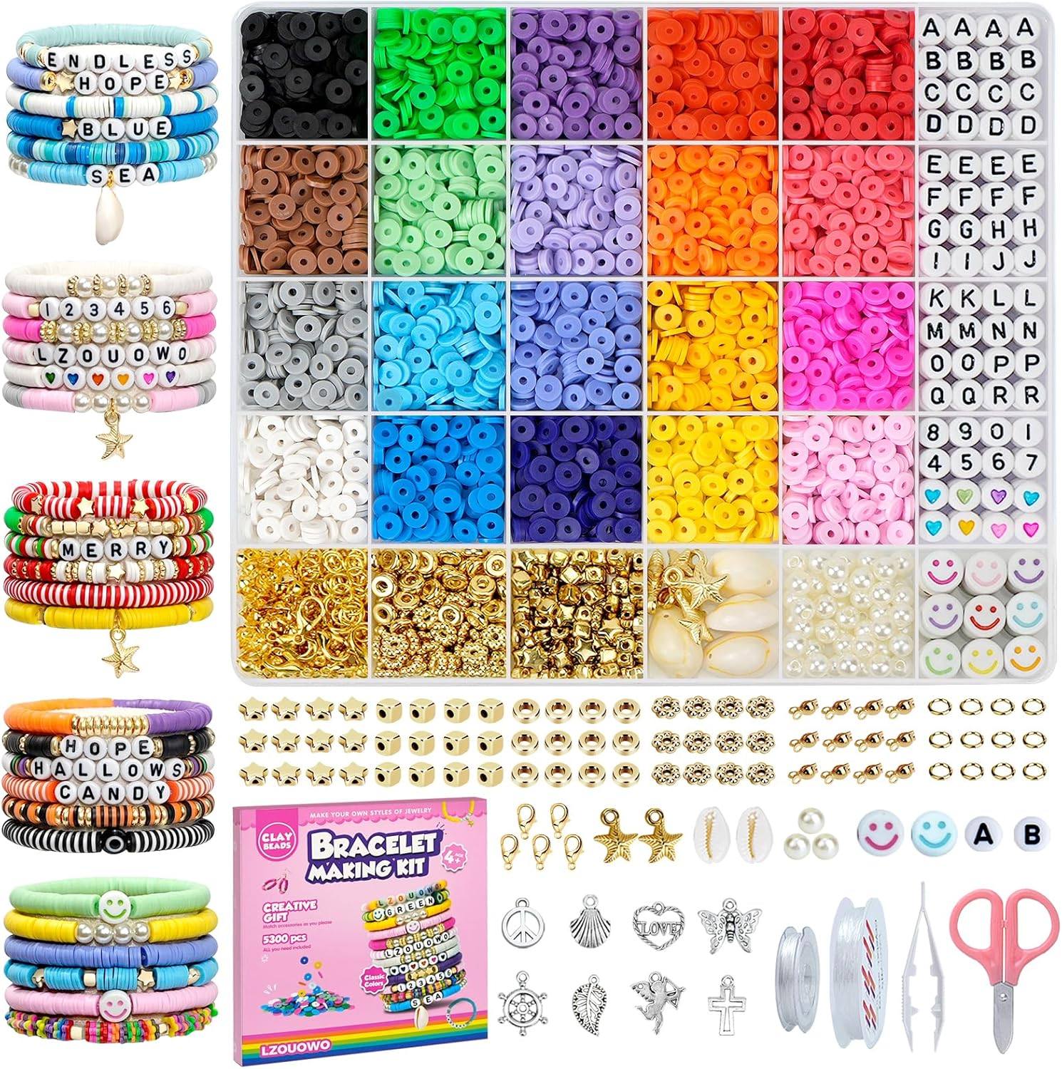 ad Save 40% on this 5300 piece bead set! Make brackets and