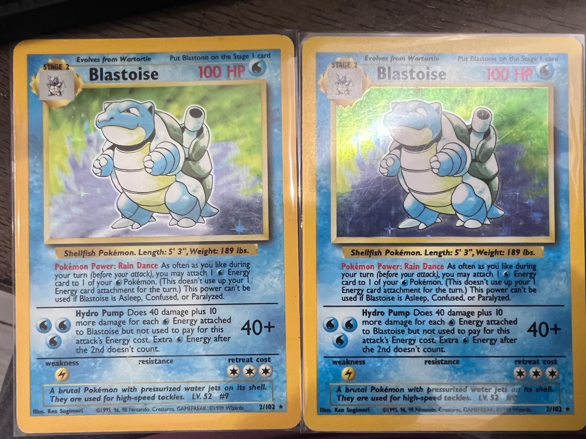 blastoise pokemon card 1995 Single Celebrations CLASSIC COLLECTION : Toys & Games Extra Water Energy after the 2nd doesnt count. Blastoise - Unlimited Holofoil Base