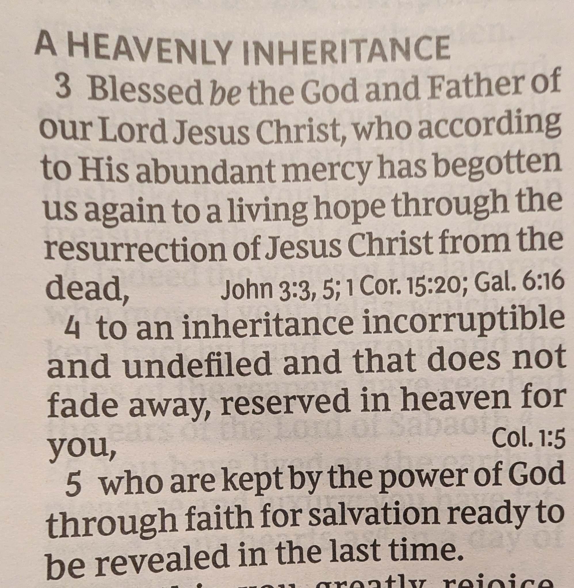 Bible verses | 1 Peter 1:3-5 | Facebook