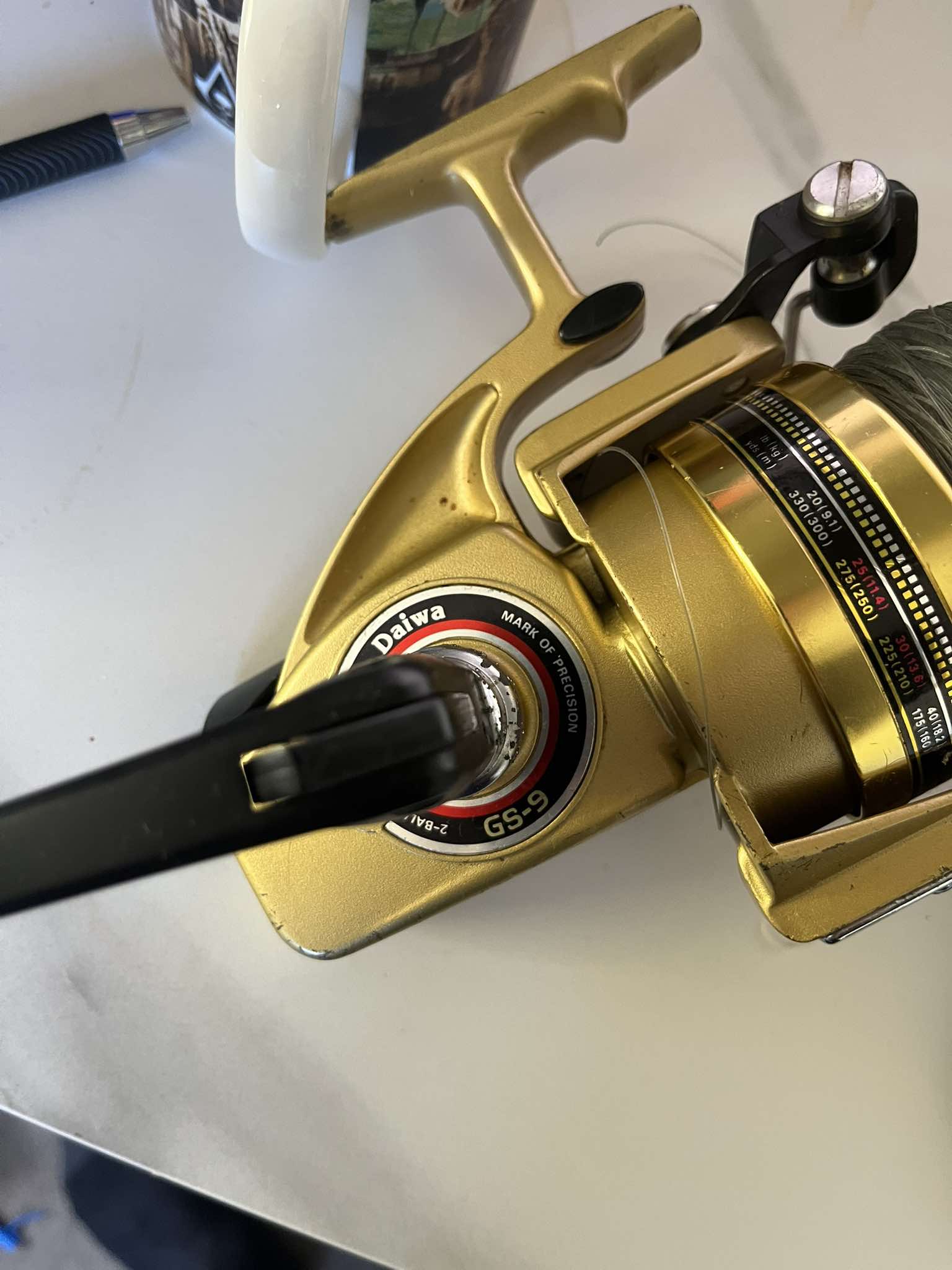 daiwa black gold fishing reel gs9 BG90 Super duty Vintage Daiwa Black Gold GS-9