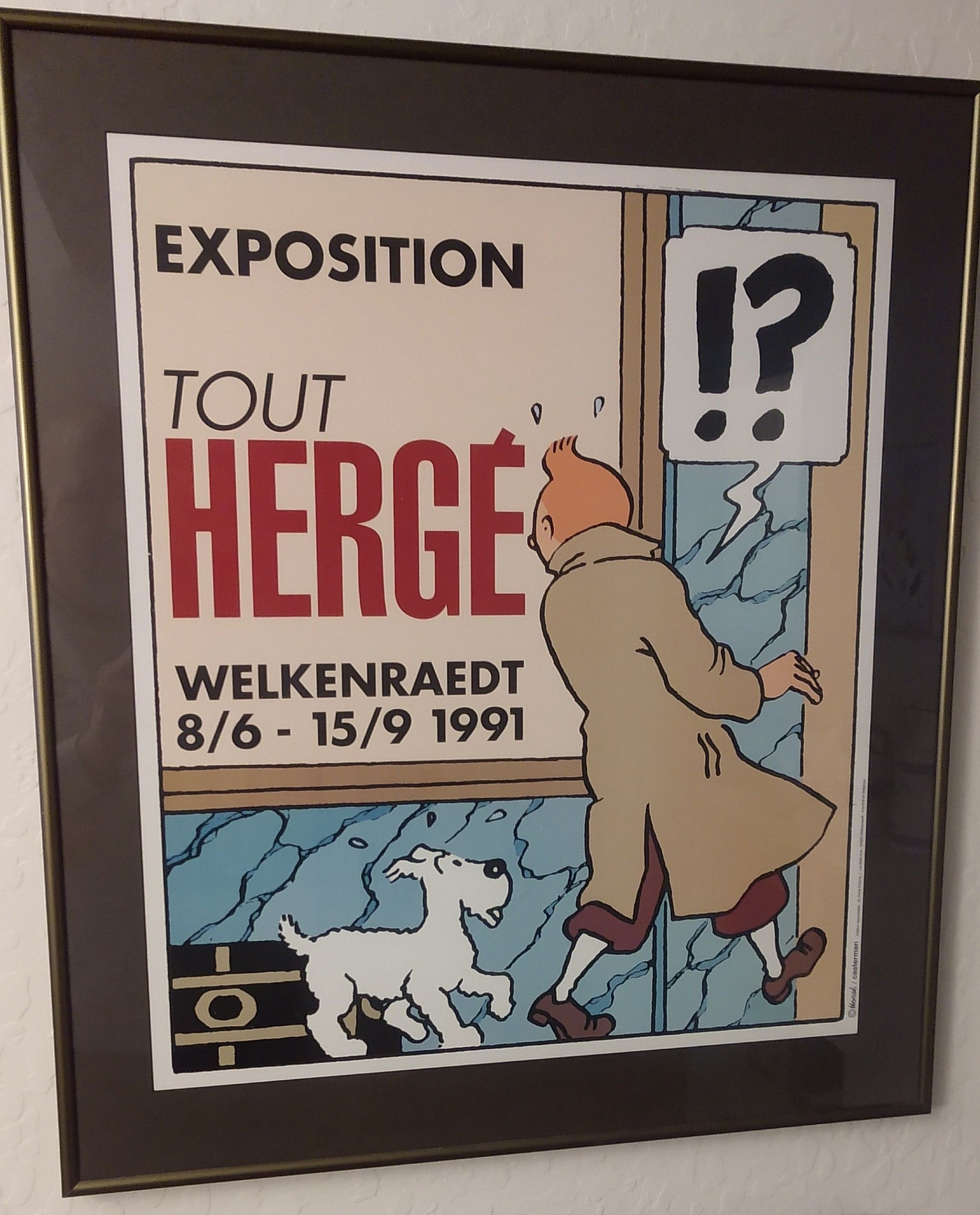 Tintin exhibition 'Tout Herge' in Welkenraedt, Vlaams-Brabant