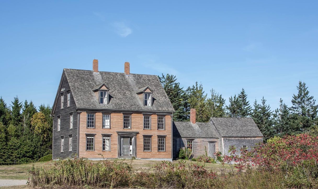 The field across from the Olson House, made famous by Andrew Wyeth