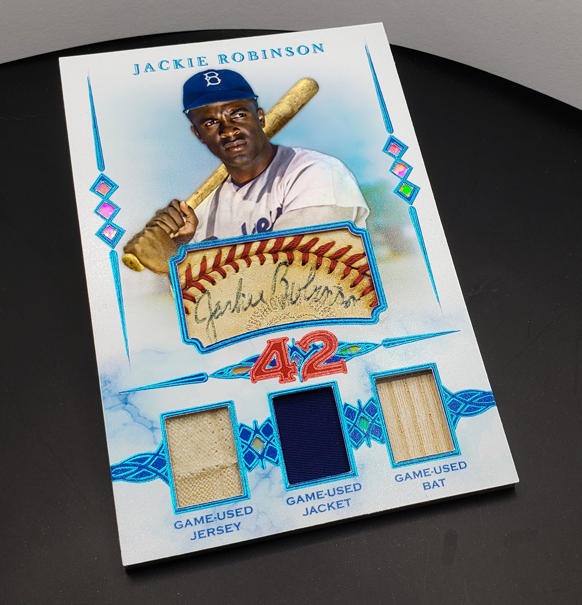 JUST PULLED: Jackie Robinson 1/1 cut autograph card😱 (📸 r