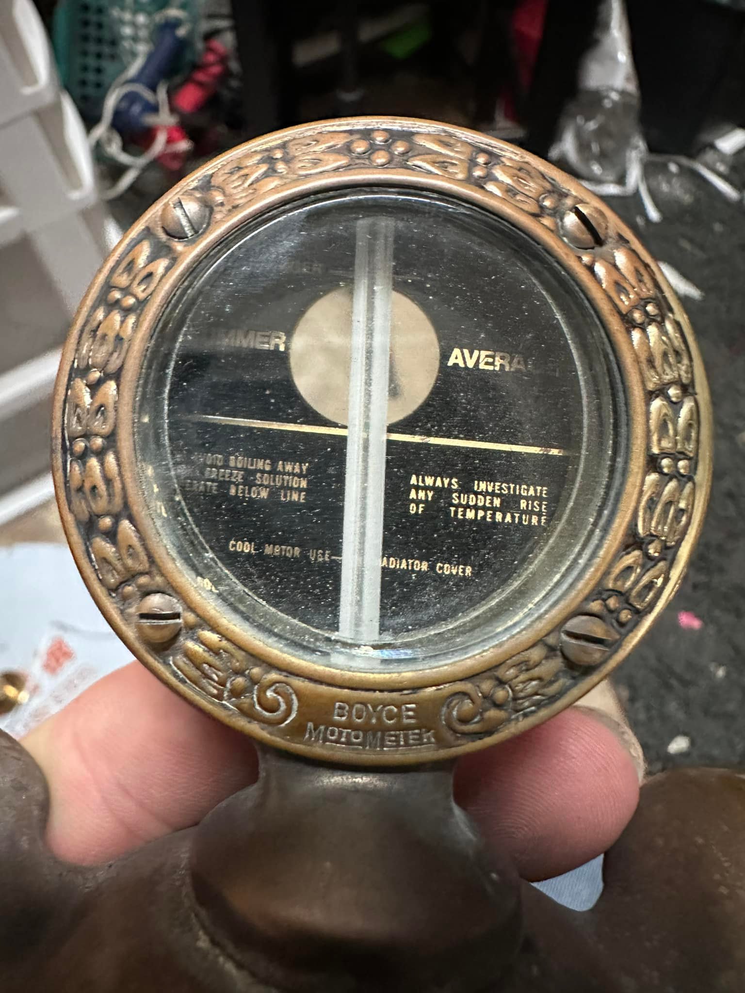 ヴィンテージ Boyce Moto Meter Midget Model 温度計 BoyceMotometer