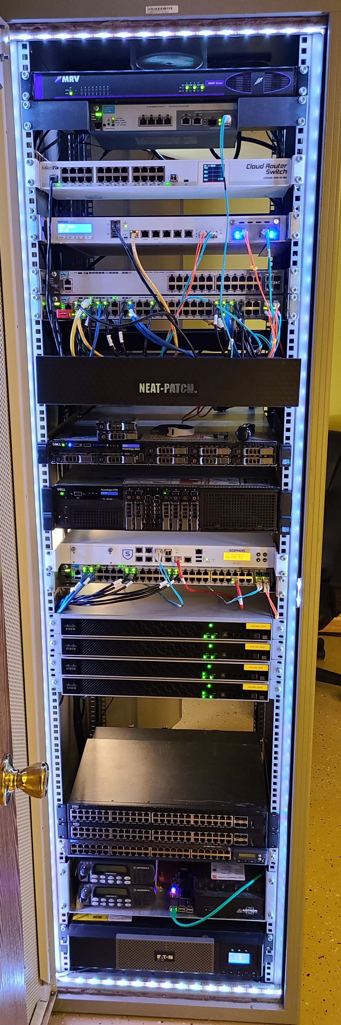Home Server Setups | Did some labeling and recabling in the rack this ...