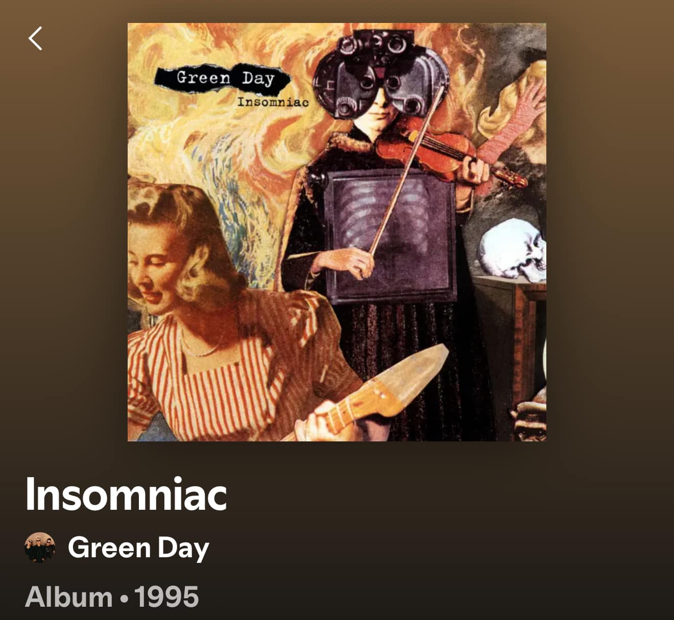 Green Day's Insomniac album review